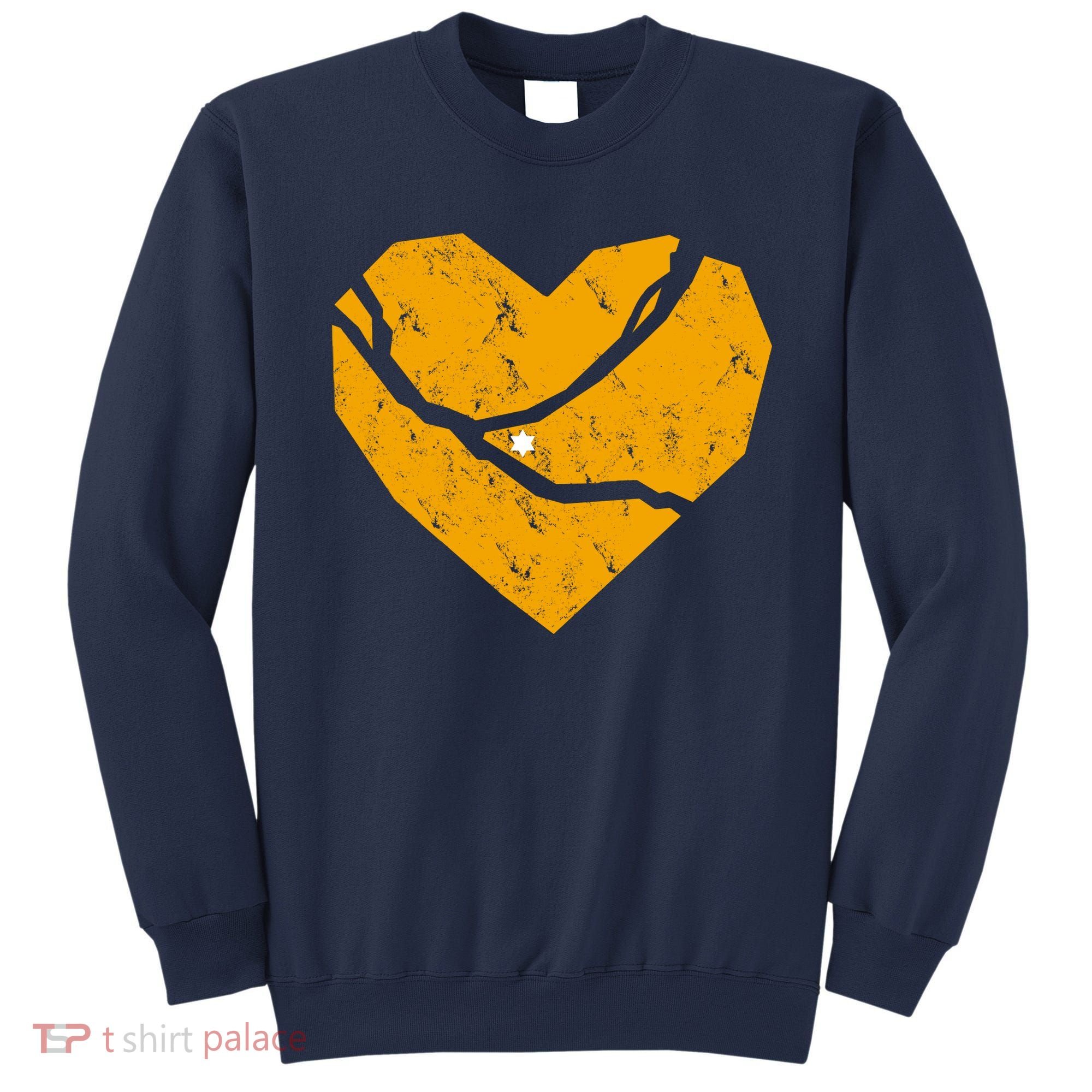 Pittsburgh Steel City Broken Heart Sweatshirt