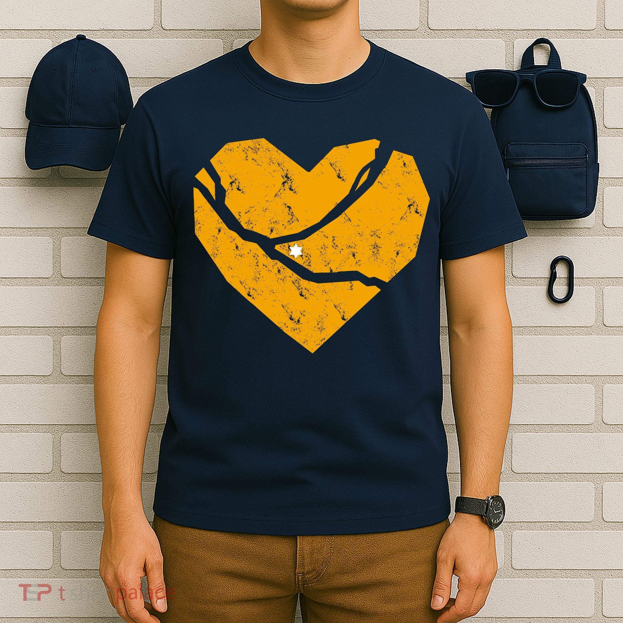 Pittsburgh Steel City Broken Heart T-Shirt