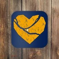 Pittsburgh Steel City Broken Heart Coaster thumb 0