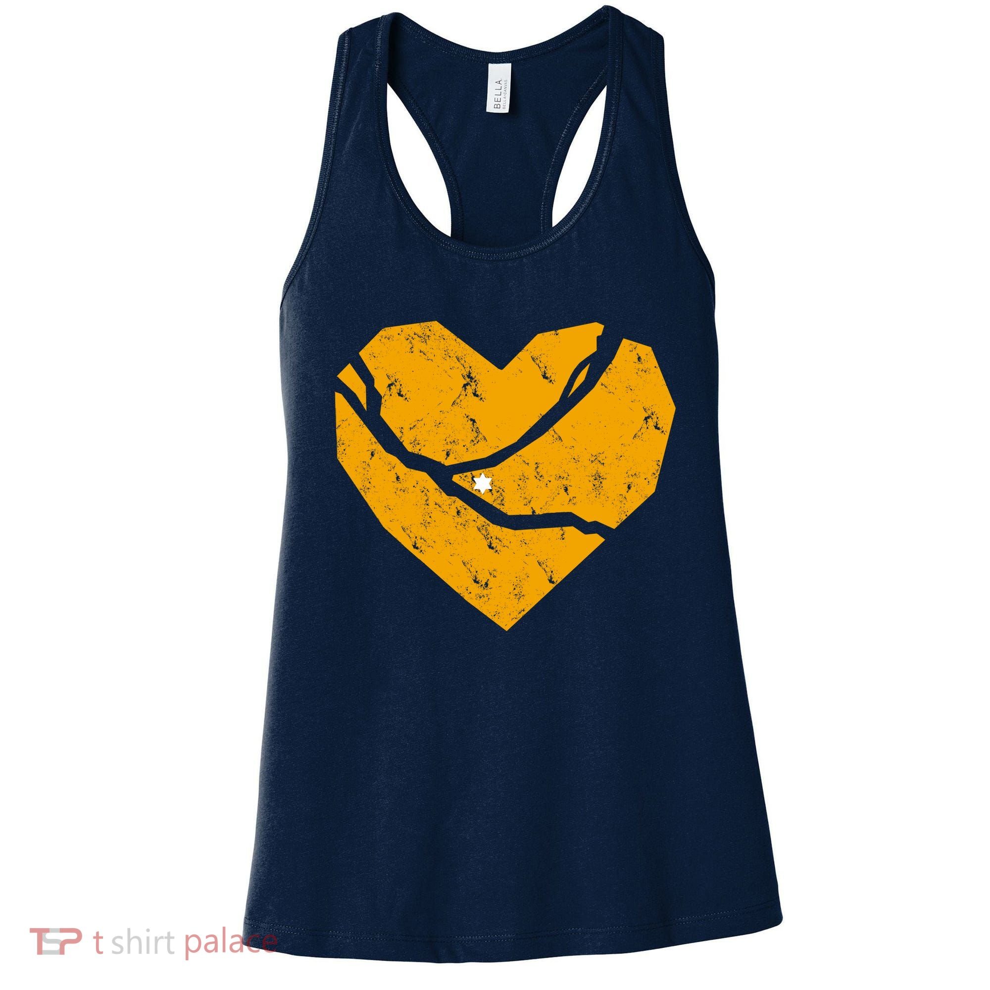 Pittsburgh Steel City Broken Heart Women's Tank Top