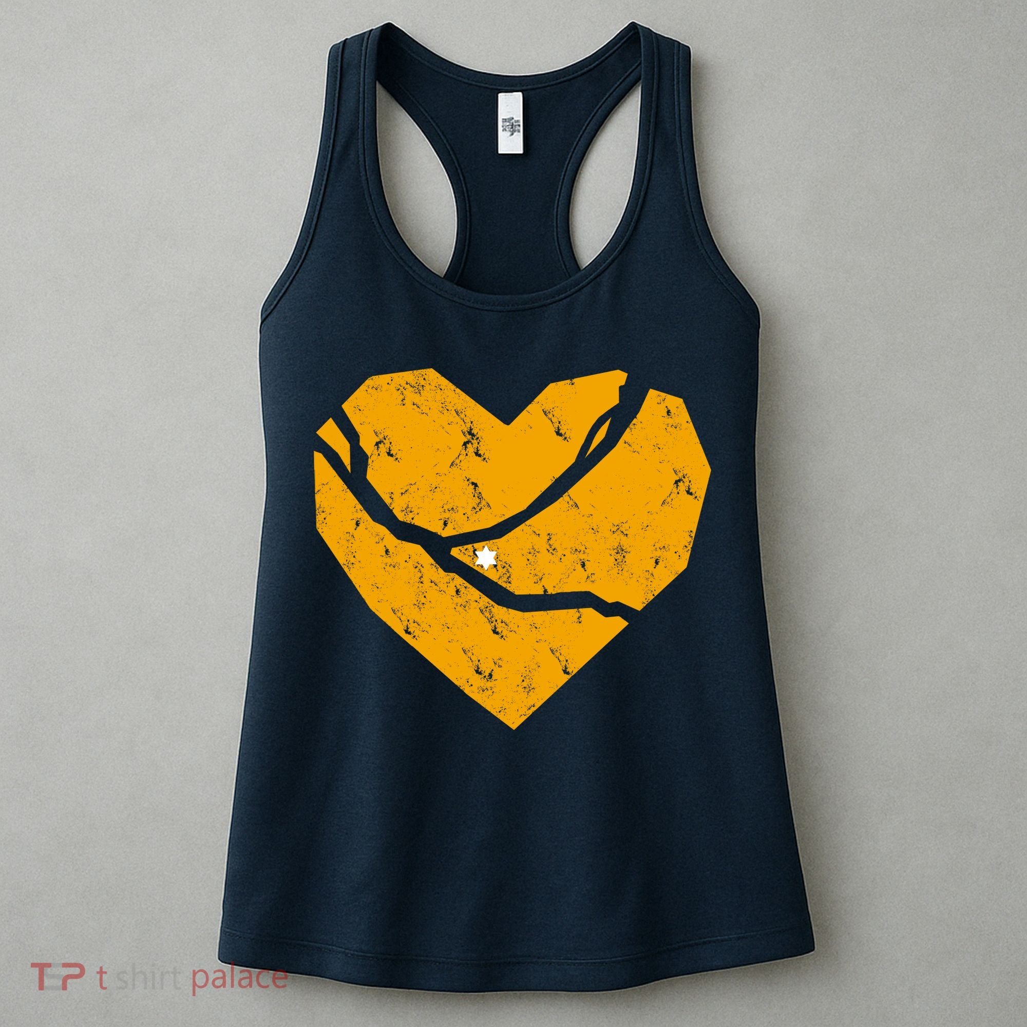 Pittsburgh Steel City Broken Heart Women's Tank Top