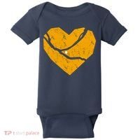 Pittsburgh Steel City Broken Heart Baby Bodysuit thumb 0
