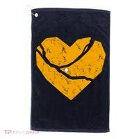 Pittsburgh Steel City Broken Heart Golf Towel thumb 0