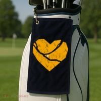 Pittsburgh Steel City Broken Heart Golf Towel thumb 2