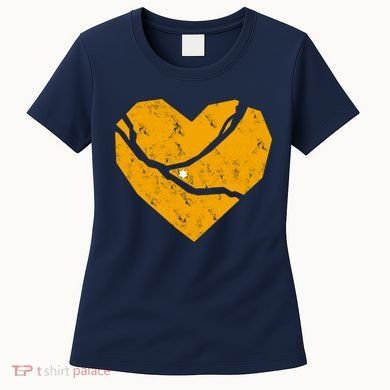 Pittsburgh Steel City Broken Heart Women's T-Shirt