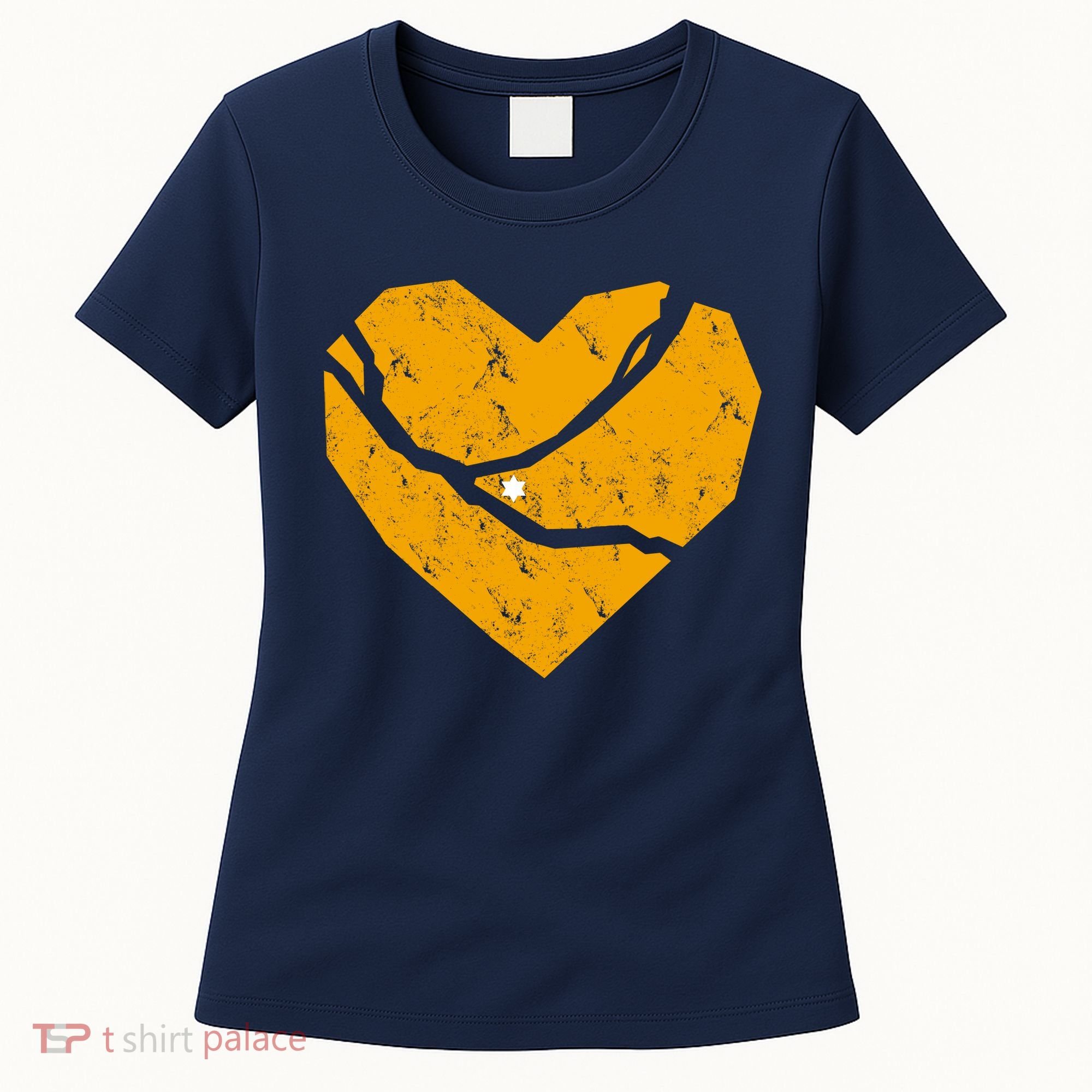 Pittsburgh Steel City Broken Heart Women's T-Shirt