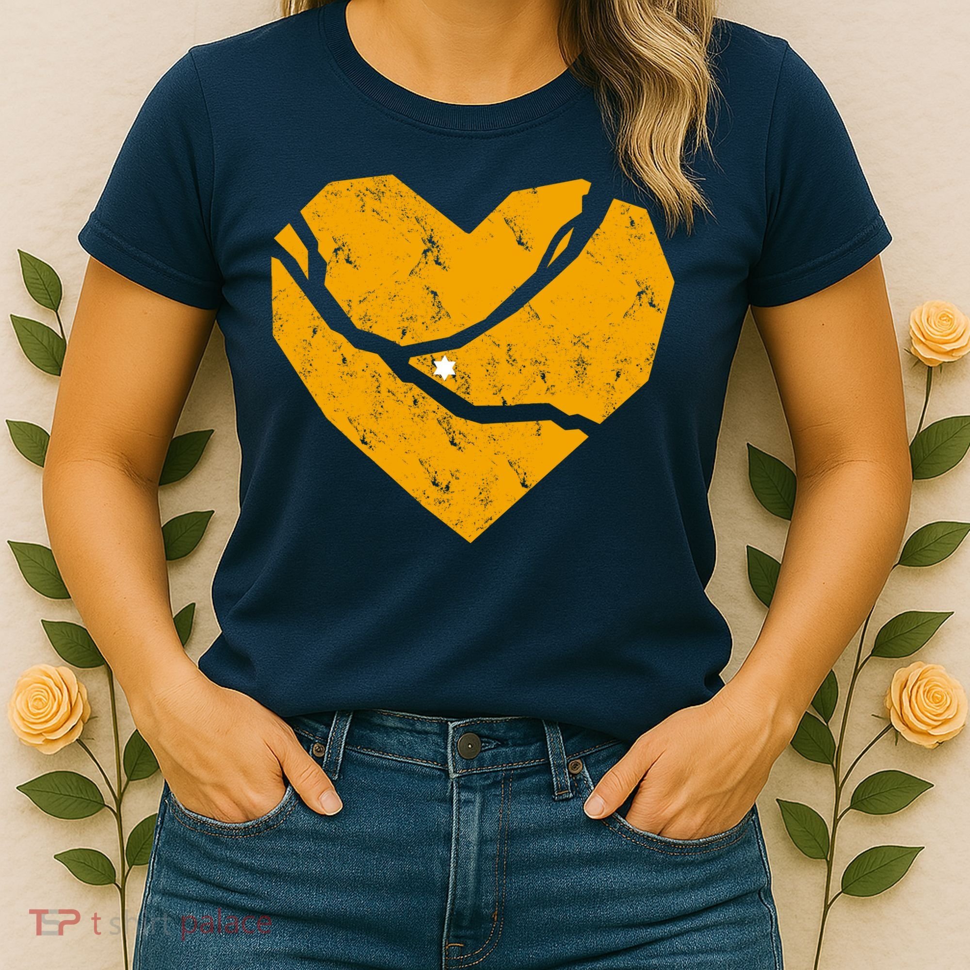 Pittsburgh Steel City Broken Heart Women's T-Shirt