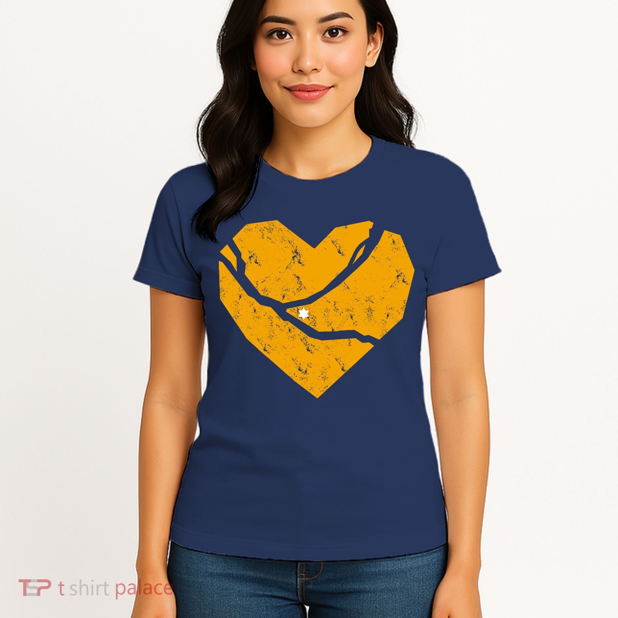 Pittsburgh Steel City Broken Heart Women's T-Shirt