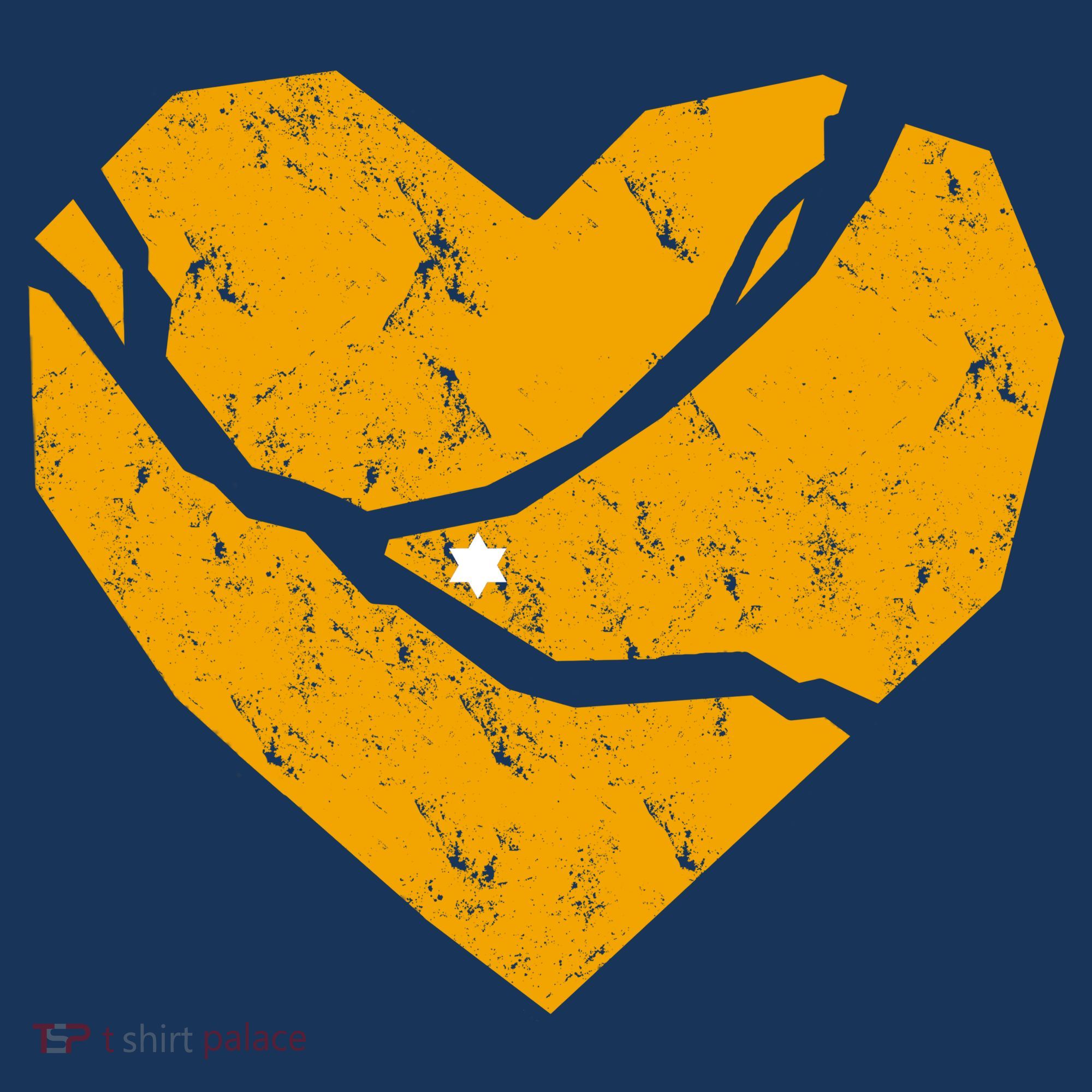Pittsburgh Steel City Broken Heart Women's T-Shirt