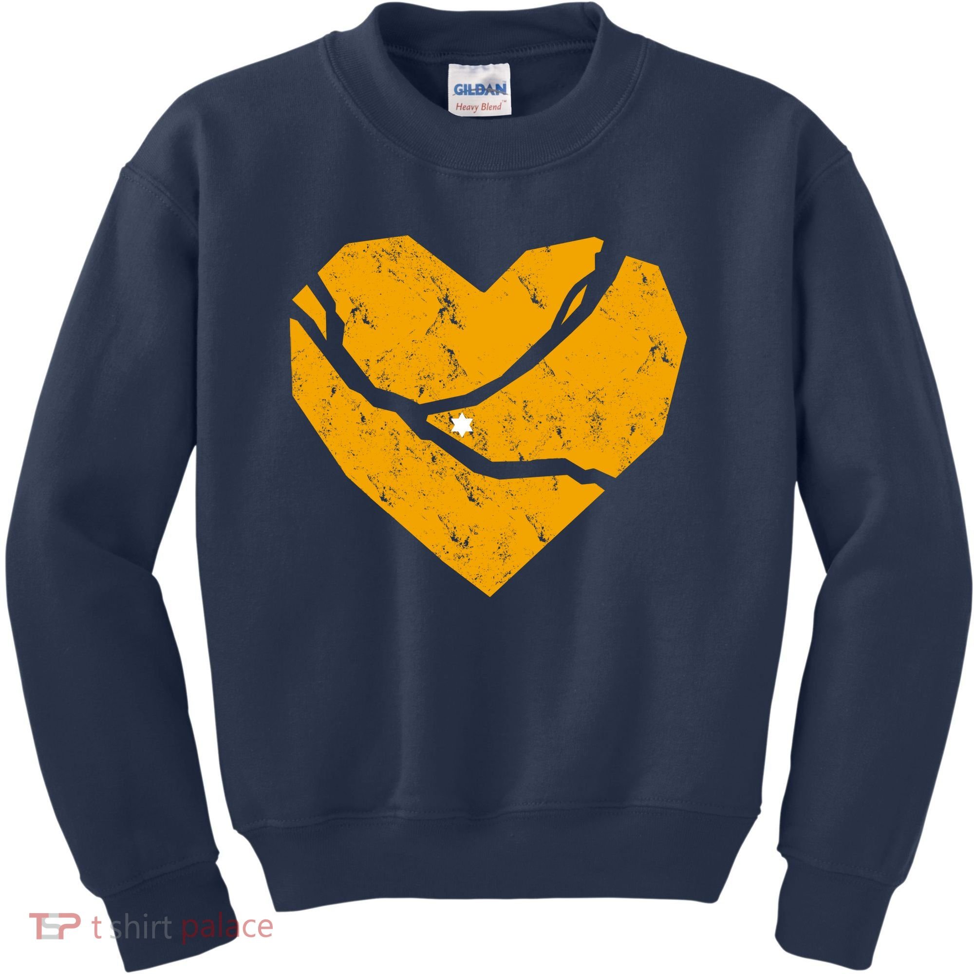 Pittsburgh Steel City Broken Heart Kids Sweatshirt