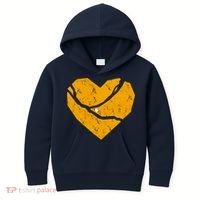 Pittsburgh Steel City Broken Heart Kids Hoodie thumb 0