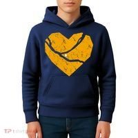 Pittsburgh Steel City Broken Heart Kids Hoodie thumb 4