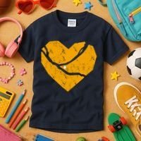 Pittsburgh Steel City Broken Heart Kids T-Shirt thumb 3