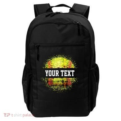 Personalized Softball Custom Name Family School Team Backpack