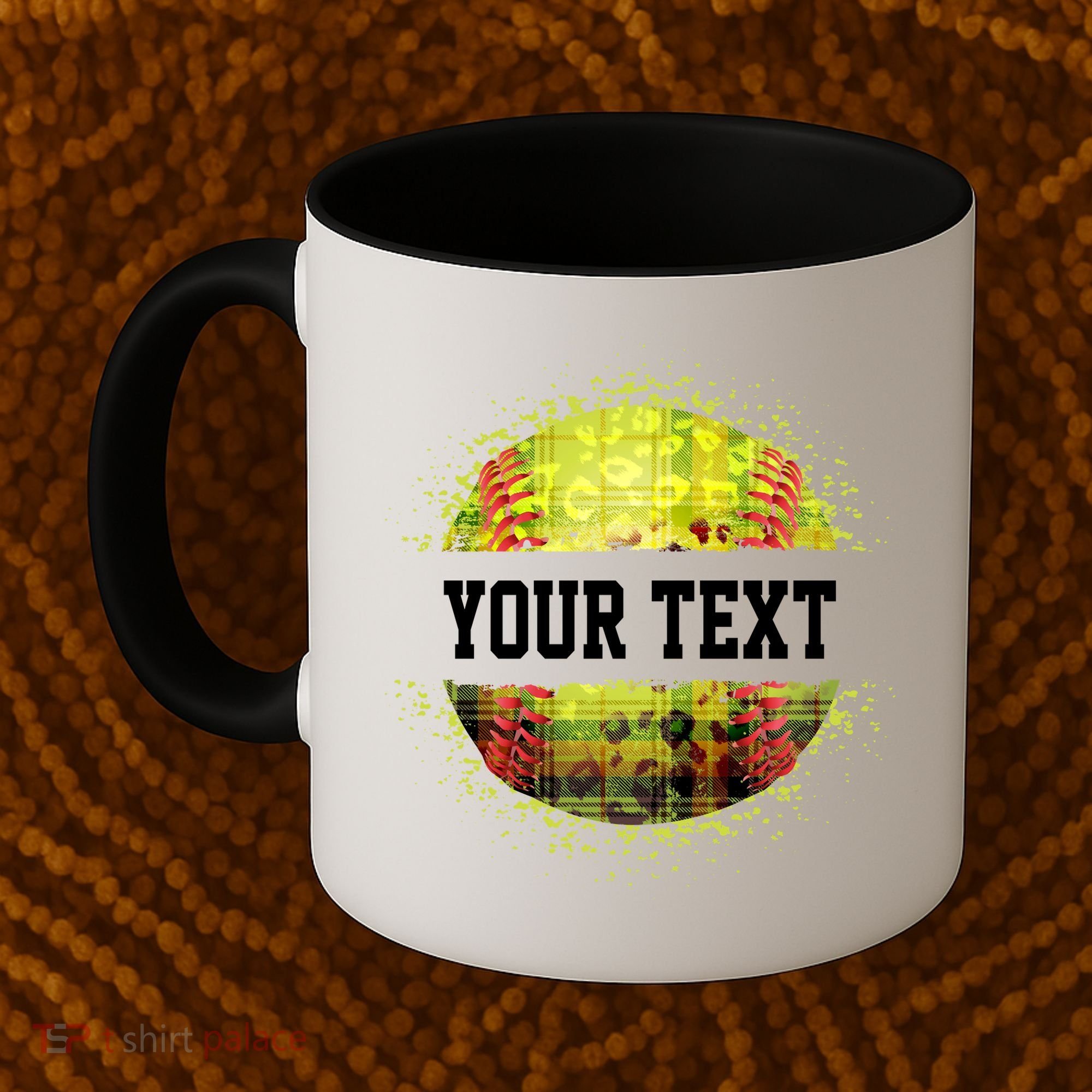 Personalized Softball Custom Name Family School Team Coffee Mug