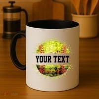 Personalized Softball Custom Name Family School Team Coffee Mug thumb 4