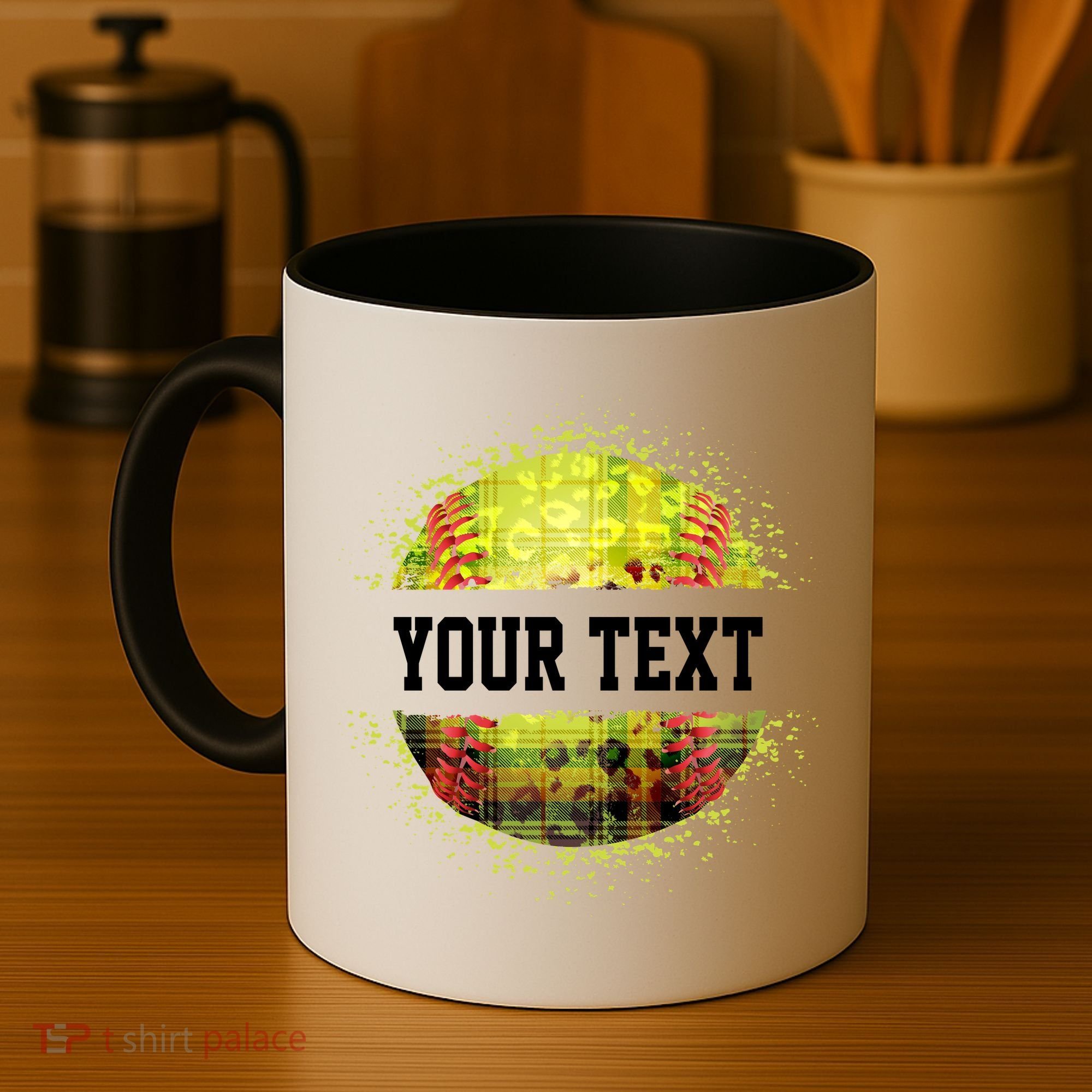 Personalized Softball Custom Name Family School Team Coffee Mug