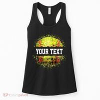 Personalized Softball Custom Name Family School Team Women's Tank Top thumb 0