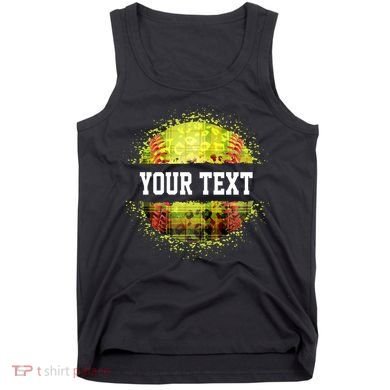 Personalized Softball Custom Name Family School Team Tank Top