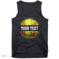 Personalized Softball Custom Name Family School Team Tank Top thumb 0