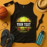 Personalized Softball Custom Name Family School Team Tank Top thumb 4