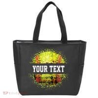 Personalized Softball Custom Name Family School Team Tote Bag thumb 0