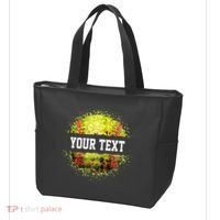 Personalized Softball Custom Name Family School Team Tote Bag thumb 3