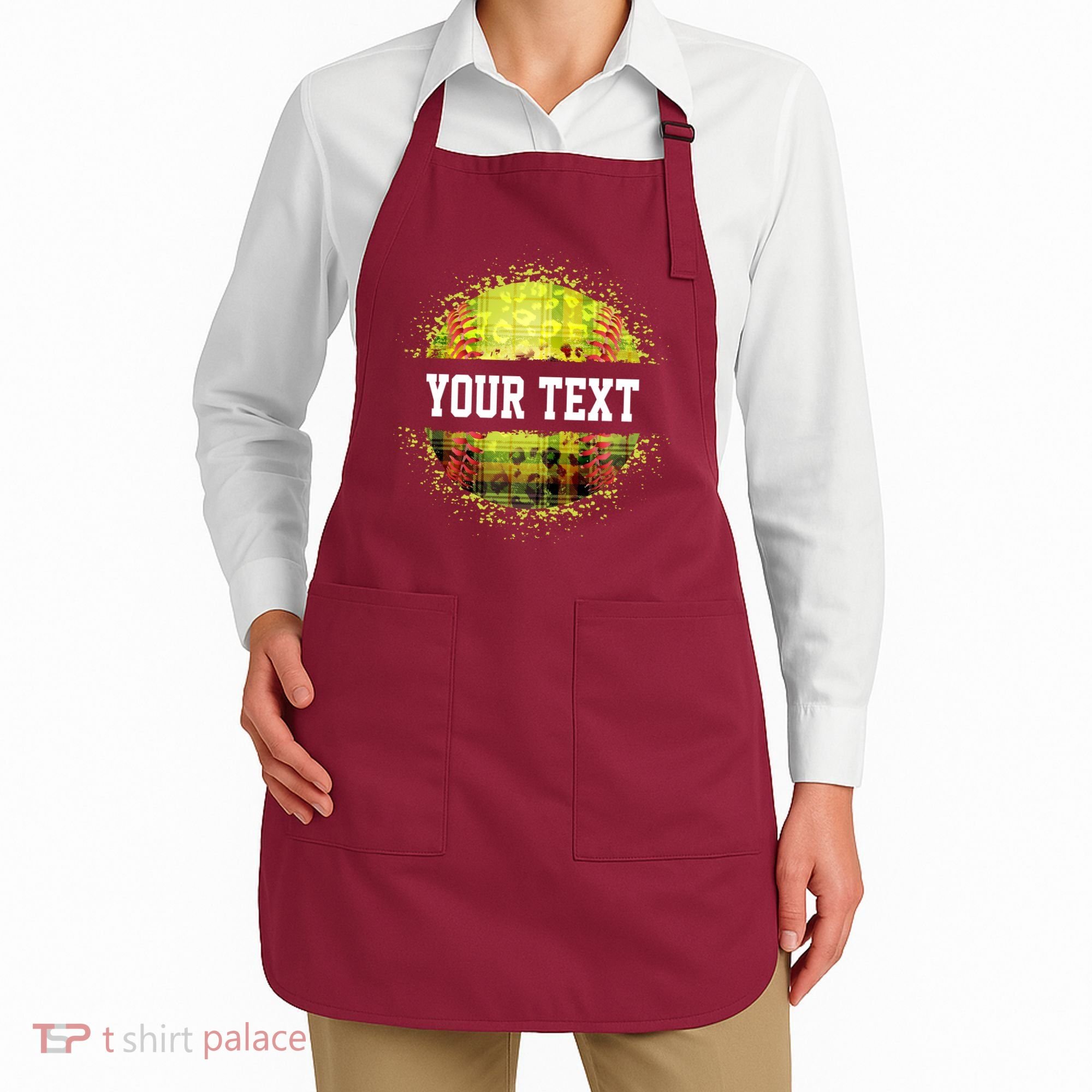 Personalized Softball Custom Name Family School Team Apron