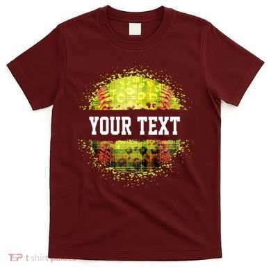 Personalized Softball Custom Name Family School Team T-Shirt