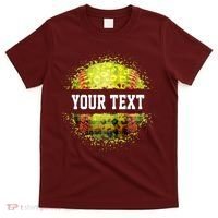 Personalized Softball Custom Name Family School Team T-Shirt thumb 0