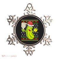 Pickleball Santa Claus Ugly Christmas Pattern Cool Gift Ornament thumb 0