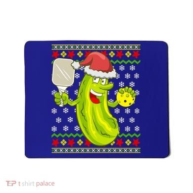 Pickleball Santa Claus Ugly Christmas Pattern Cool Gift Mousepad