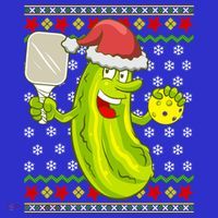 Pickleball Santa Claus Ugly Christmas Pattern Cool Gift Women's T-Shirt thumb 6