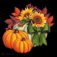 Pumpkin Sunflower Cute Floral Fall Autumn Season Coffee Mug thumb 5