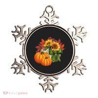 Pumpkin Sunflower Cute Floral Fall Autumn Season Ornament thumb 0