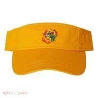 Pumpkin Sunflower Cute Floral Fall Autumn Season Visor thumb 0