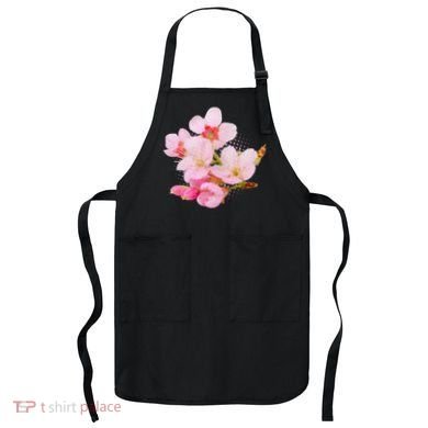 Pink Springtime Cherry Blossoms Sakura Apron