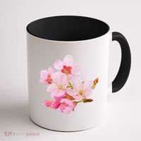 Pink Springtime Cherry Blossoms Sakura Coffee Mug thumb 1