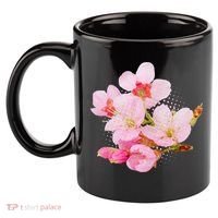 Pink Springtime Cherry Blossoms Sakura 11oz C Handle Ceramic Mug thumb 2