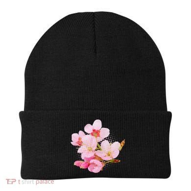 Pink Springtime Cherry Blossoms Sakura Beanie