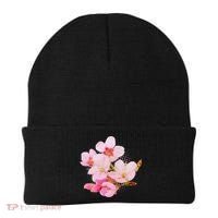 Pink Springtime Cherry Blossoms Sakura Beanie thumb 0