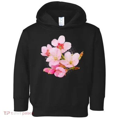 Pink Springtime Cherry Blossoms Sakura Toddler Hoodie