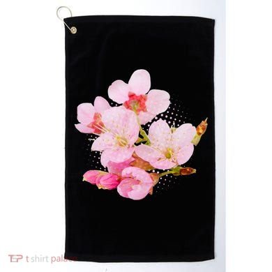 Pink Springtime Cherry Blossoms Sakura Golf Towel