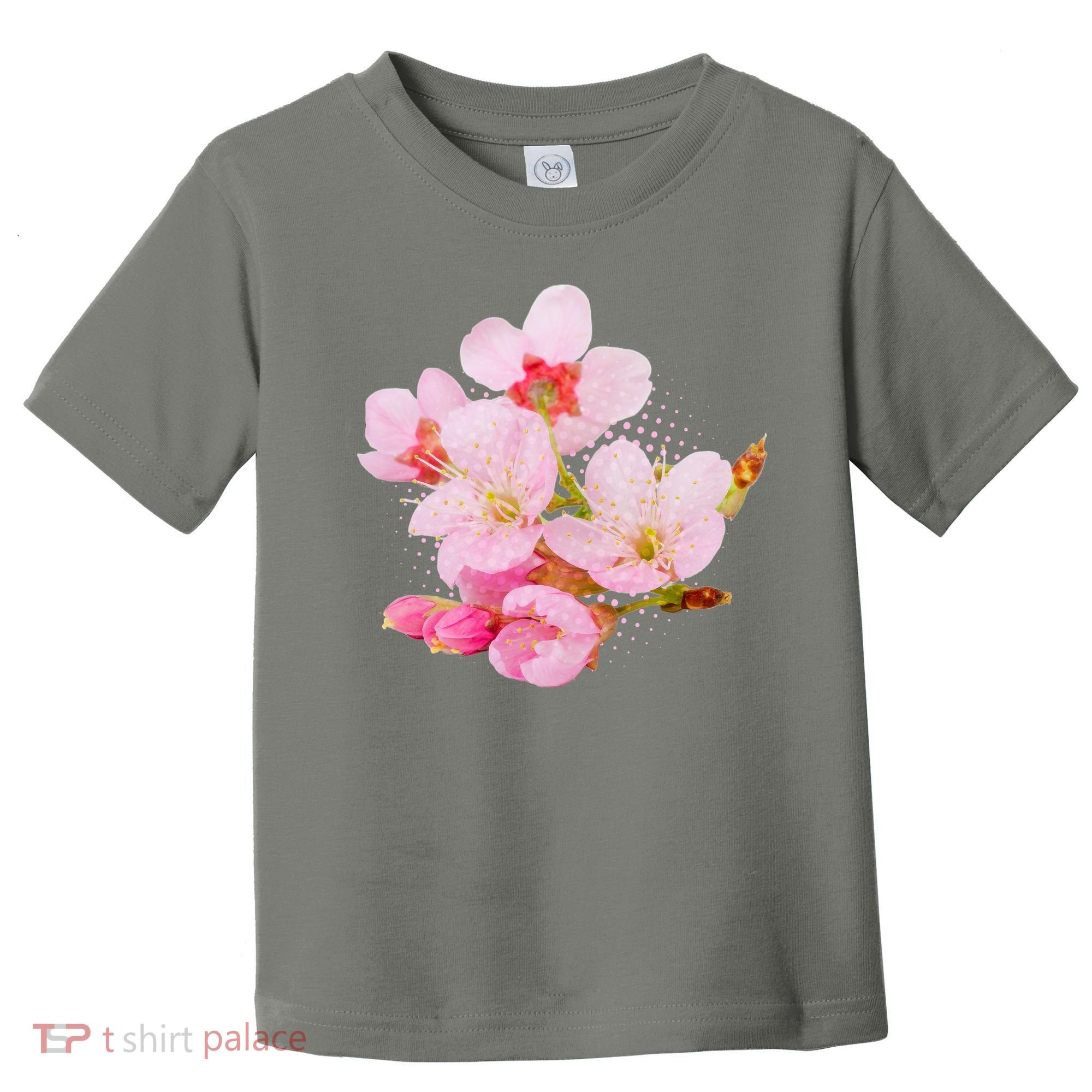Pink Springtime Cherry Blossoms Sakura Toddler T-Shirt