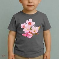 Pink Springtime Cherry Blossoms Sakura Toddler T-Shirt thumb 2
