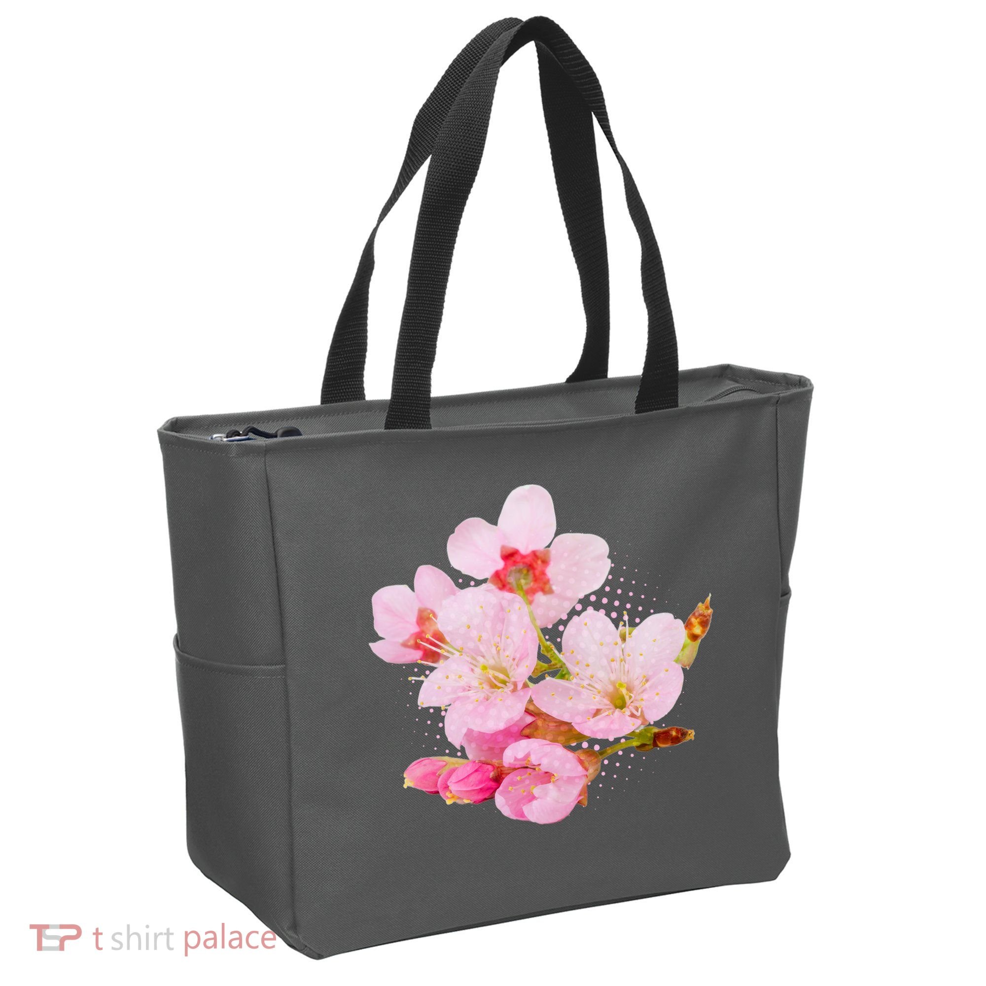 Pink Springtime Cherry Blossoms Sakura Tote Bag