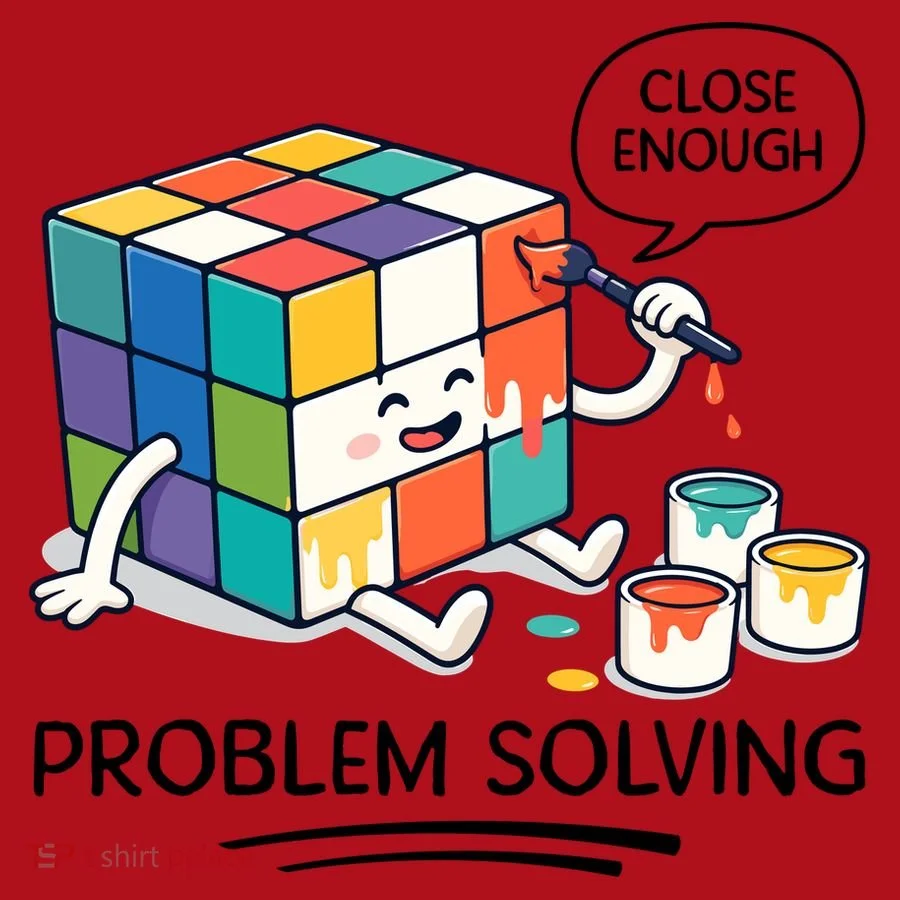 Problem Solving Close Enough Christmas Stocking