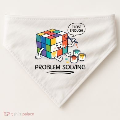 Problem Solving Close Enough USA-Made Doggie Bandana