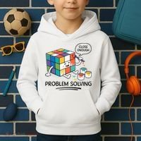 Problem Solving Close Enough Kids Hoodie thumb 2