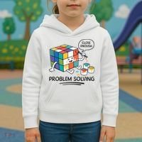 Problem Solving Close Enough Kids Hoodie thumb 3